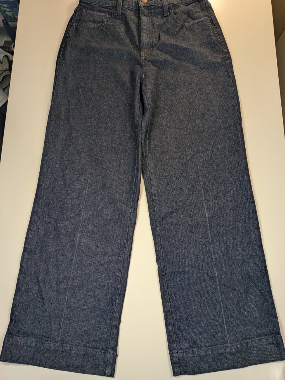 Universal Thread Women’s 10R Wide Leg High Rise Jeans Dark Wash
